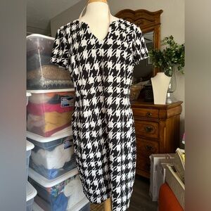 Houndstooth Dress